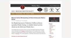Desktop Screenshot of blog.diewhiskybotschaft.de