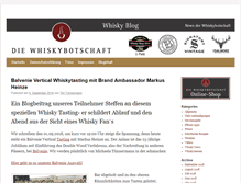 Tablet Screenshot of blog.diewhiskybotschaft.de